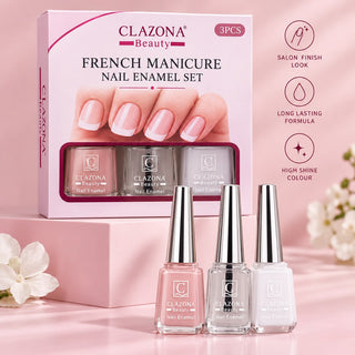 French Manicure kit Clazona Beauty