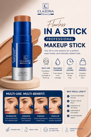 Mini TV Paint Stick Foundation Clazona Beauty Cosmetics